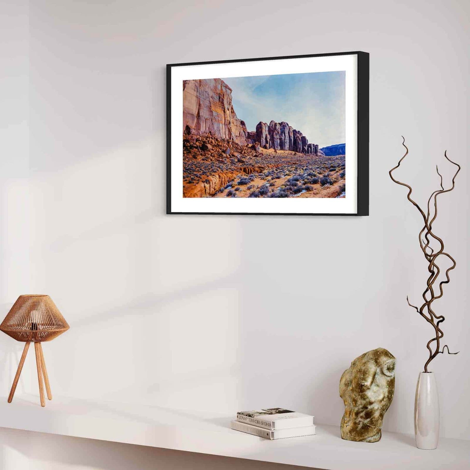 View of Monument Valley Arizona #1 - angled