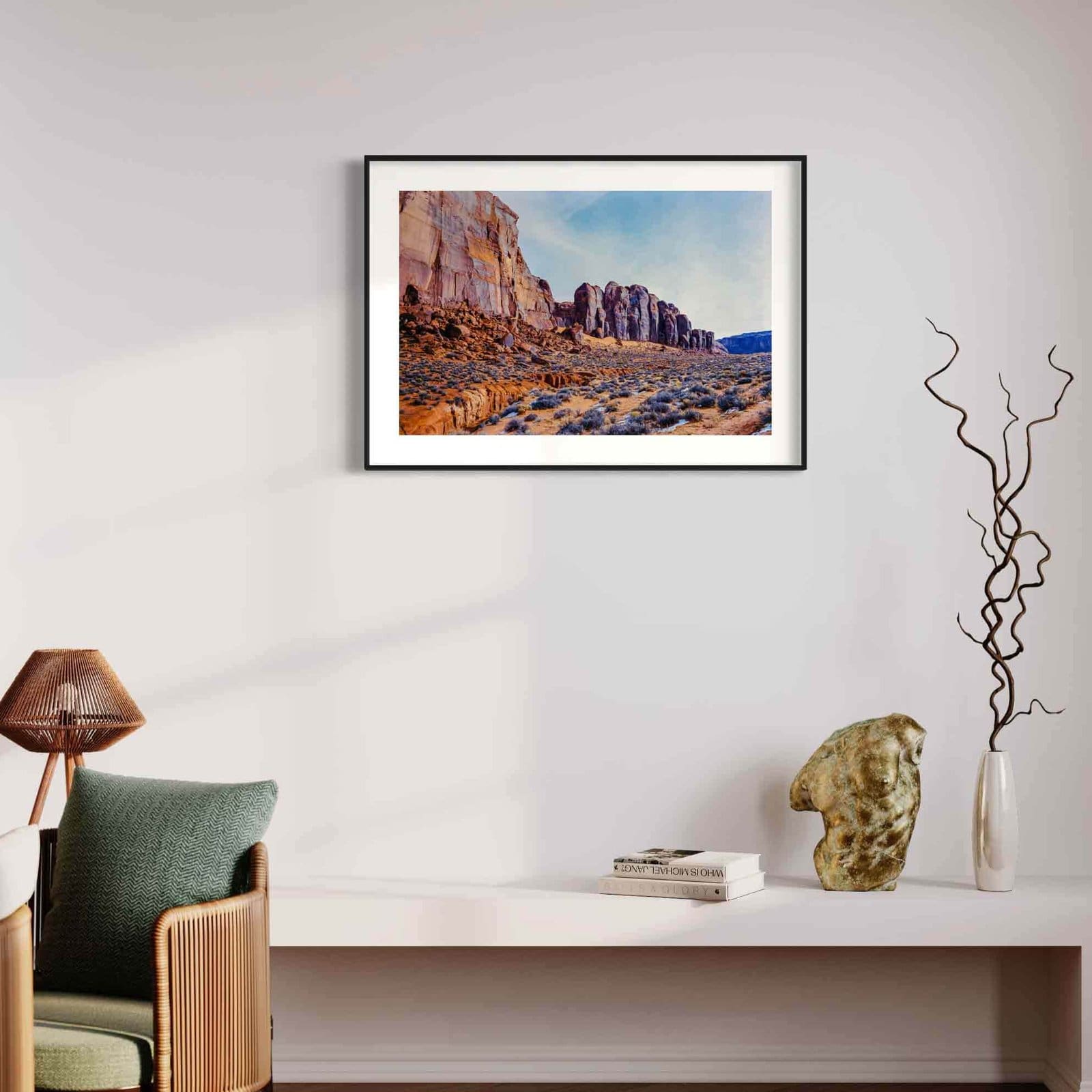 View of Monument Valley Arizona #1 - framed