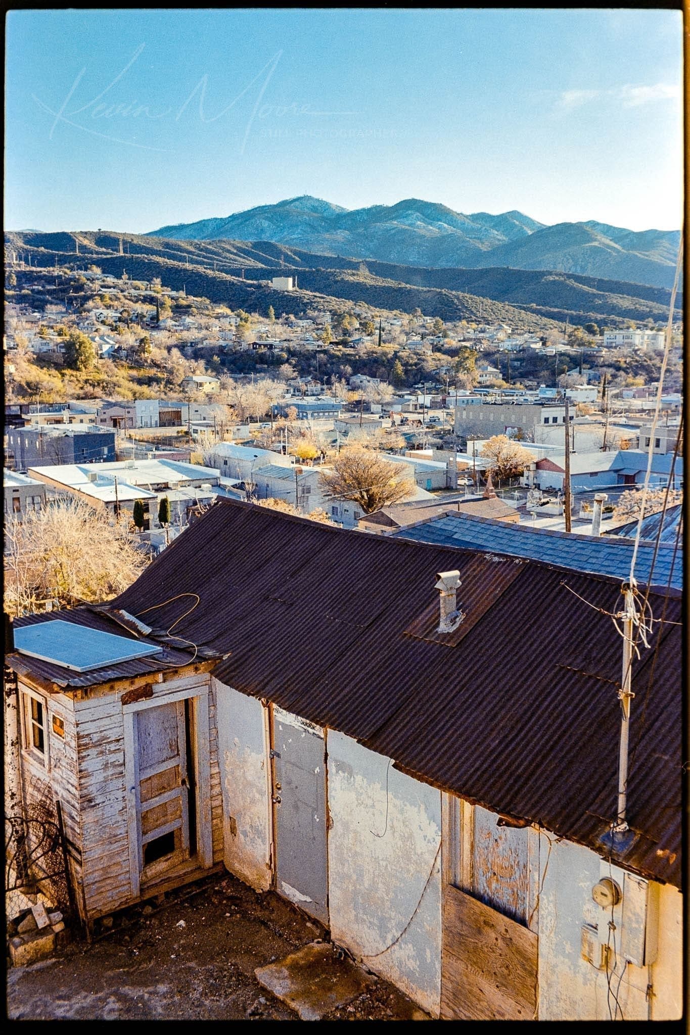 View of Miami, Arizona at Goldenhour