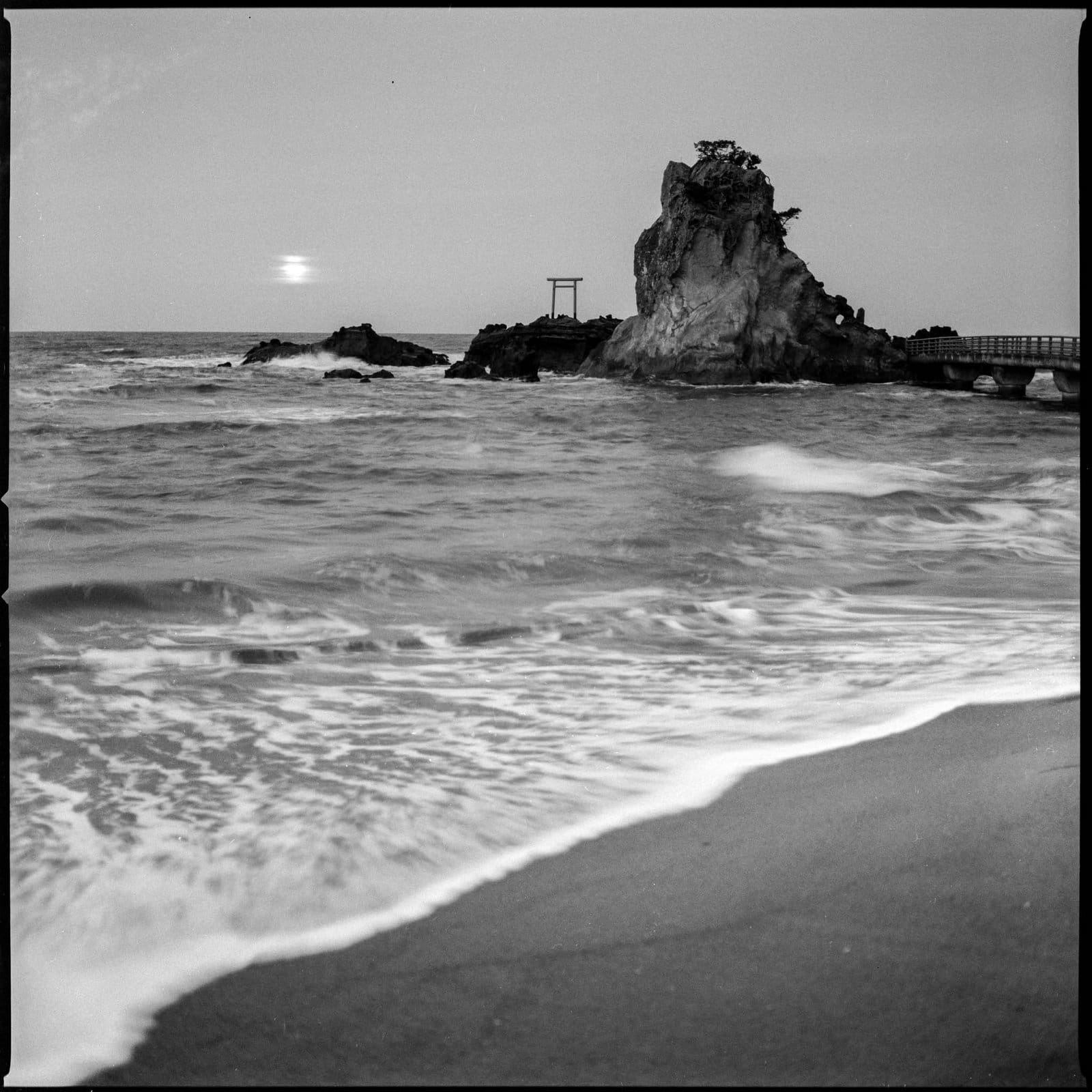 Moonrise Over Bentenjima — A Torii Gate Print of Japan's Sacred Coast - Image 3